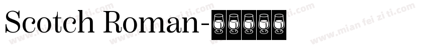 Scotch Roman字体转换